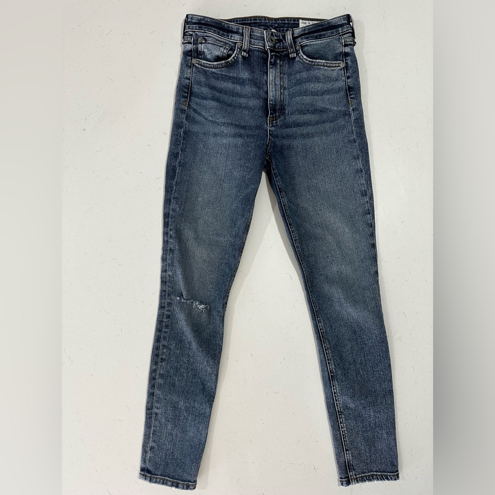 Rag & Bone Nina High-Rise Ankle Skinny in Norwalk - Size 25 - Picture 2 of 8